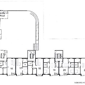 Søborg Hovedgade 96-102, Skitseprojekt 54 boliger